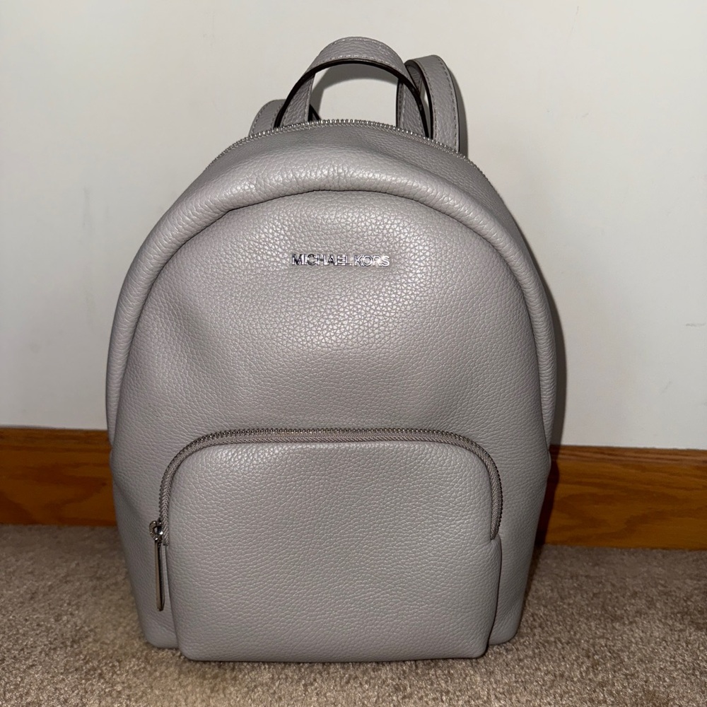 Michael Kors Grey Backpack